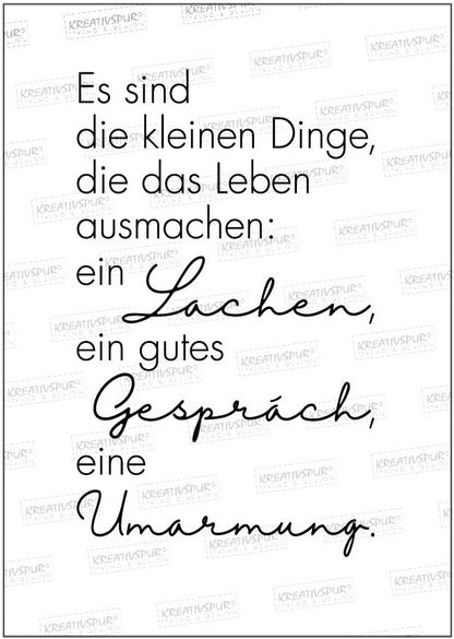 Kreativspur, Herzensspruch-Poster