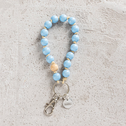 Kreativspur, Schlüsselanhänger, Handmade, Onlineshop, Blau, 