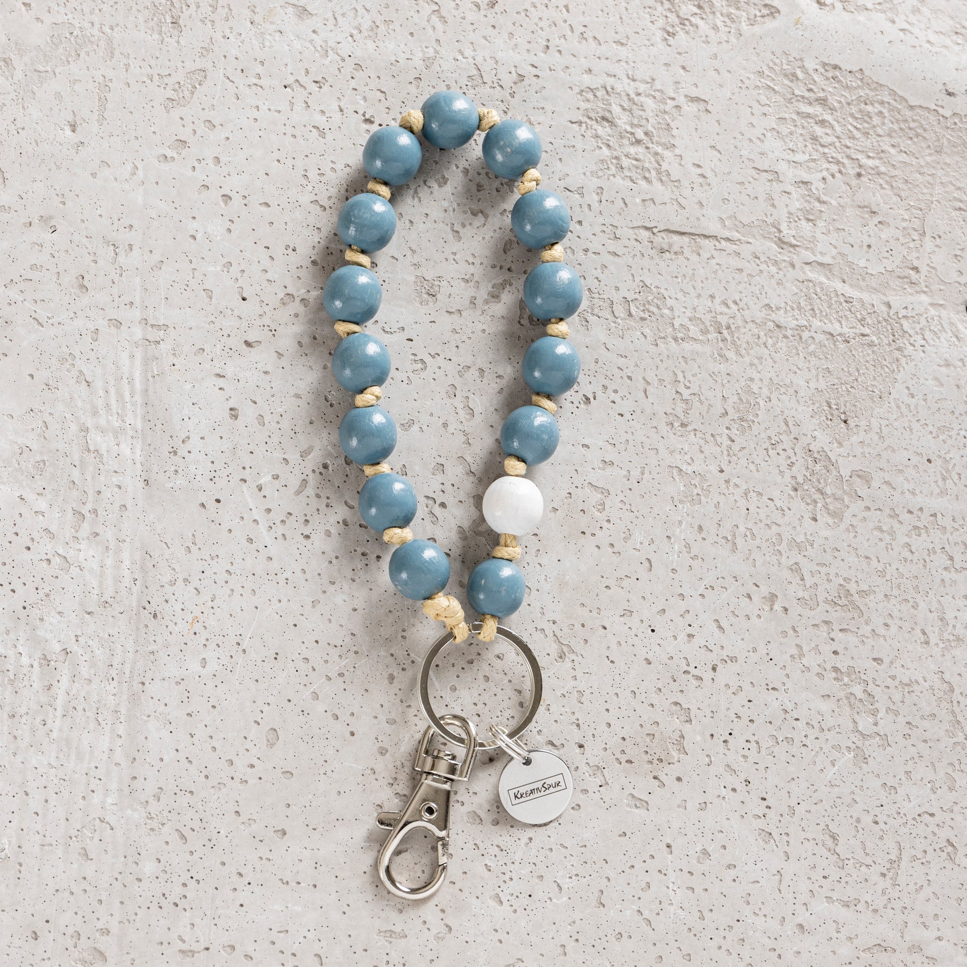 Handykette, Schlüsselanhänger, Handmade, Kreativspur, Onlineshop, Holzperlen