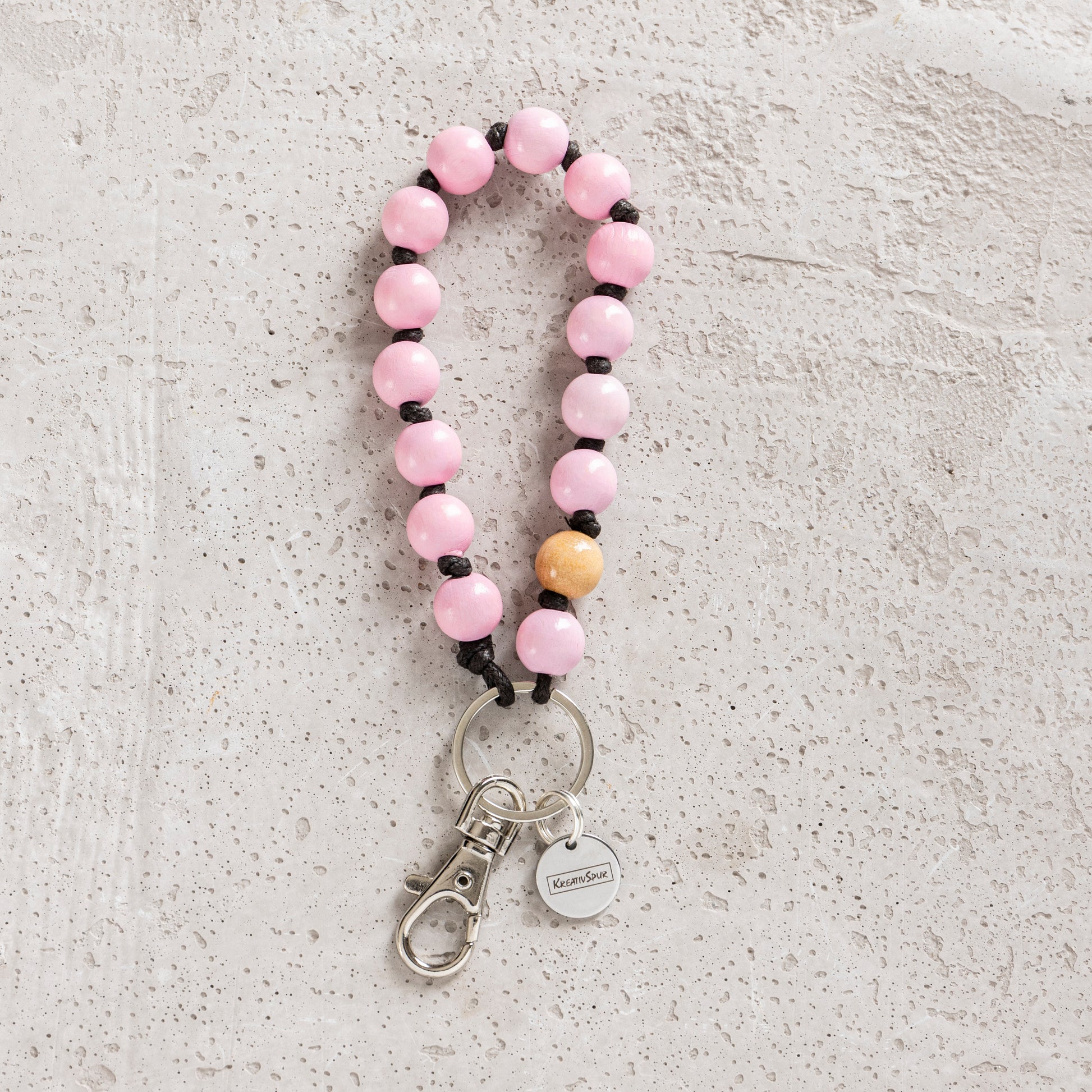 Handykette, Handgelenk, Rosa, Drehgelenkkarabiner, Onlineshop Kreativspur