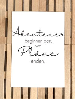 Post, Postkarten, Kreativspur, Einrichten,