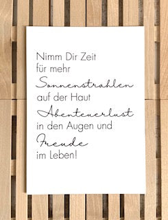Kreativspur, Postkarte