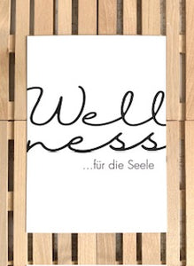 Wellness, Postkarte, Wohnen