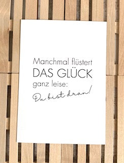 Kreativspur, Postkarte