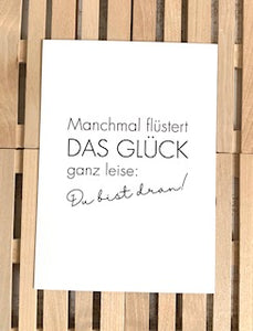 Kreativspur, Postkarte