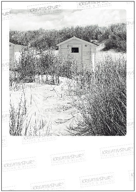 Strandhaus, Postkarte, Kreativspur, Onlineshop, Kaufen, Bestellen, Erinnerung