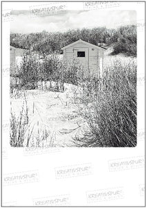 Strandhaus, Postkarte, Kreativspur, Onlineshop, Kaufen, Bestellen, Erinnerung