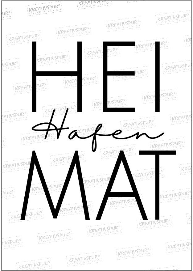 Kreativspur, Poster mit Spruch zur Hochzeit