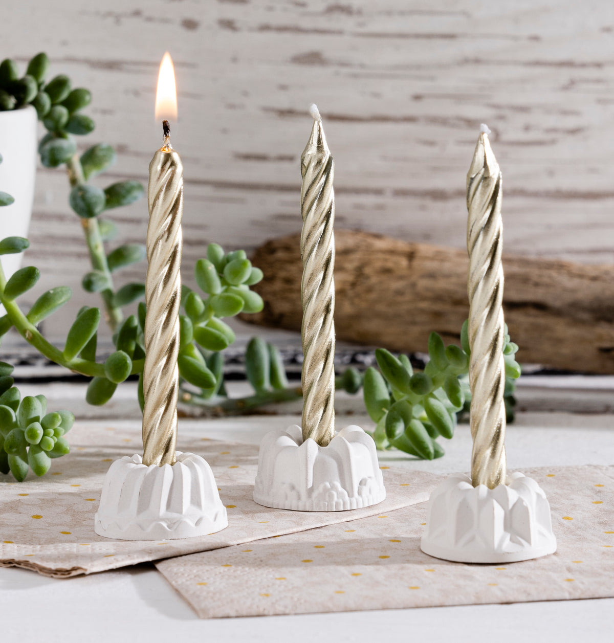 Kreativspur, Kerzen, Geburtstag, Handmade, Überraschung, Miniatur, Kuchen, Weiß, Geschenkidee, Frau , Mann, Onlineshop
